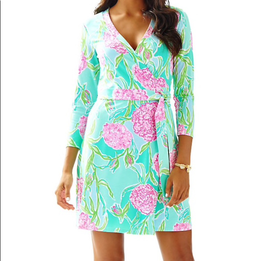 Lilly Pulitzer Going Stag wrap dress